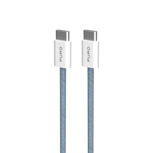 Puro Fabrik провод для передачи данных и зарядки | USB-C на USB-C | 60W | 1.5м | синий