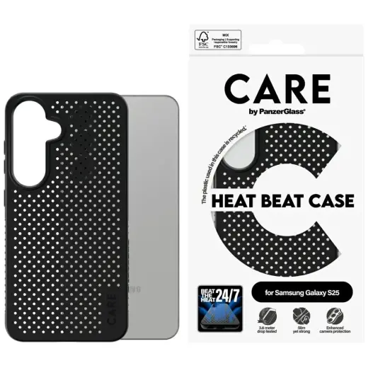 Etui CARE by PanzerGlass Feature do       Samsung Galaxy S25 heat beat