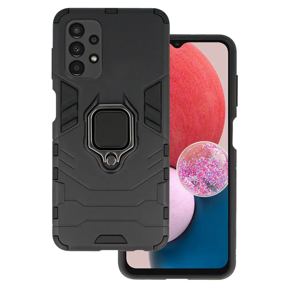 Ring Armor Case for Samsung Galaxy A13 4G Black