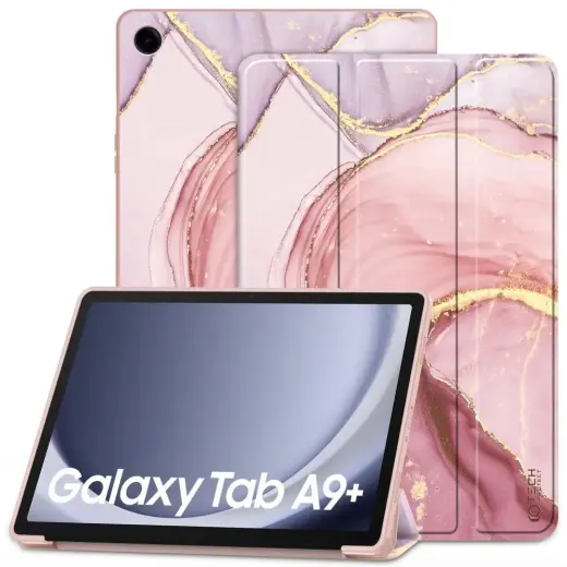 Чехол для планшета Tech-Protect SmartCase Galaxy Tab A9+ розовый