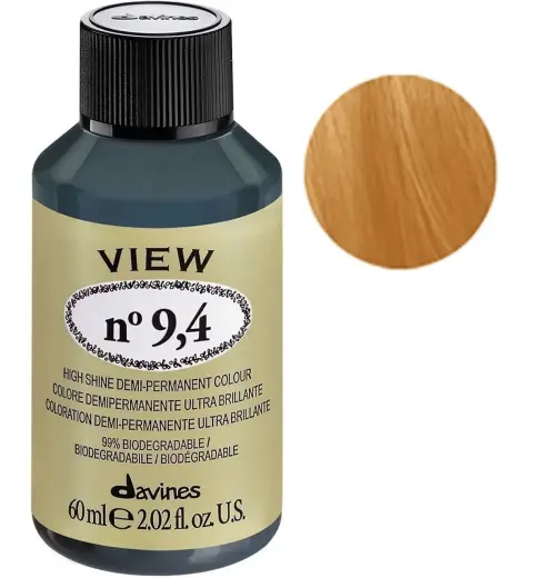 Davines, View, Demi-Permanent Hair Dye, 9.4 , 60 ml