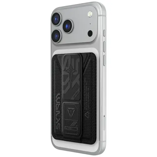 Wallet Skinarma Kado Phantom Magnetic   Cardholder Grip Stand black