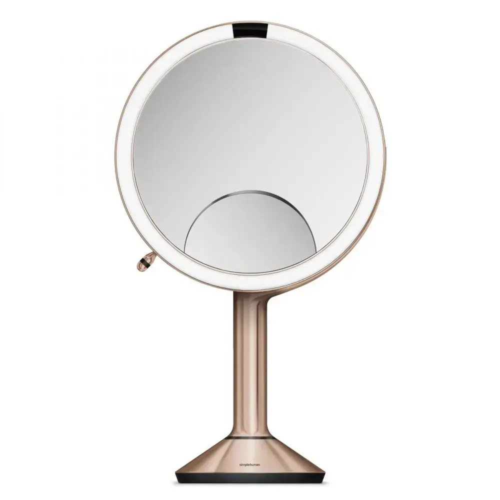 Simplehuman® 1X/5X/10X Touch Sensor Mirror Trio Rose Gold