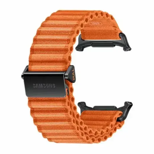 Samsung Trail Band viedpulksteņa siksniņa priekš Galaxy Watch Ultra | neilons | oranža