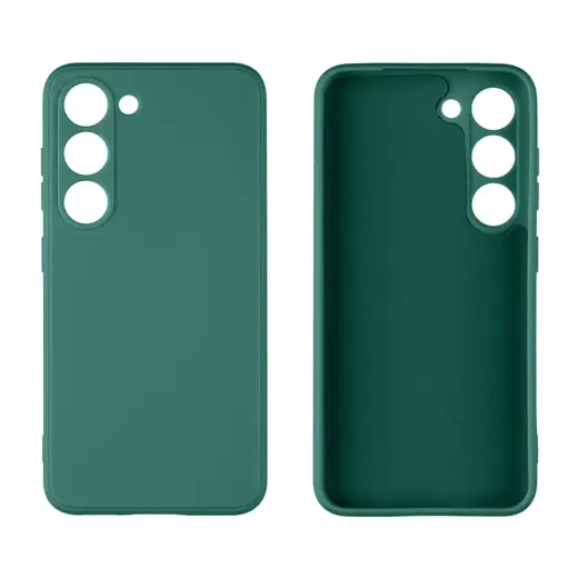 OBAL:ME Matēts TPU korpuss Samsung Galaxy S23 | tumši zaļš