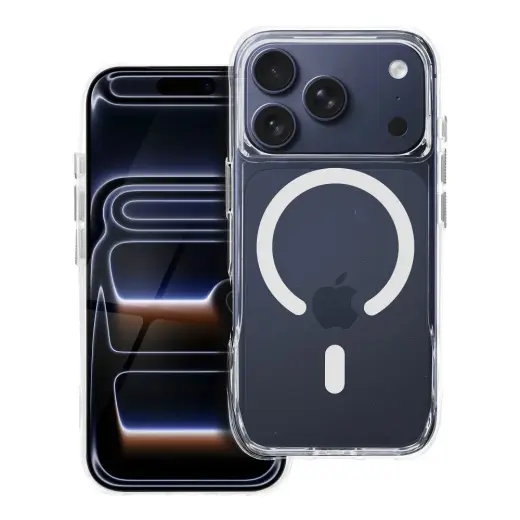 ROAR Slim Defender phone case with MagSafe support for iPhone 17 Pro Max transparent