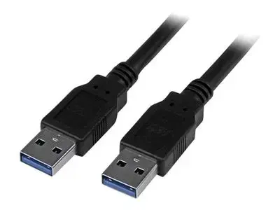 StarTech.com 3m 10 ft USB 3.0 Cable - A to A - M|M - Long USB 3.0 Cable - USB 3.1 Gen 1 (5 Gbps) (USB3SAA3MBK) - USB cable - 3 m