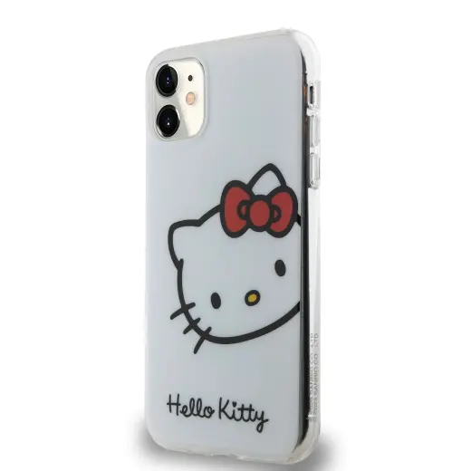 Hello Kitty IML Head Logo Case for  iPhone 11 White