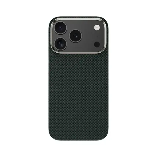 Benks Magnetic Armor Tint Kevlar 1000D maciņš telefonam iPhone 17 Pro Max zaļš