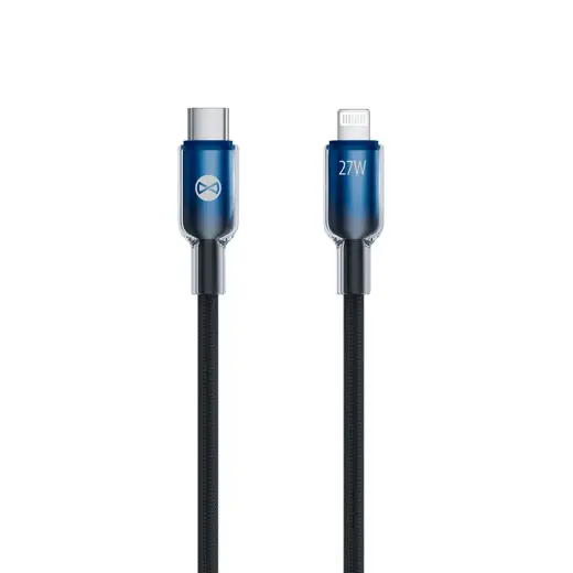 Forever Ombre data transfer and charging cable | USB-C to Lightning | 27W | 1m | black