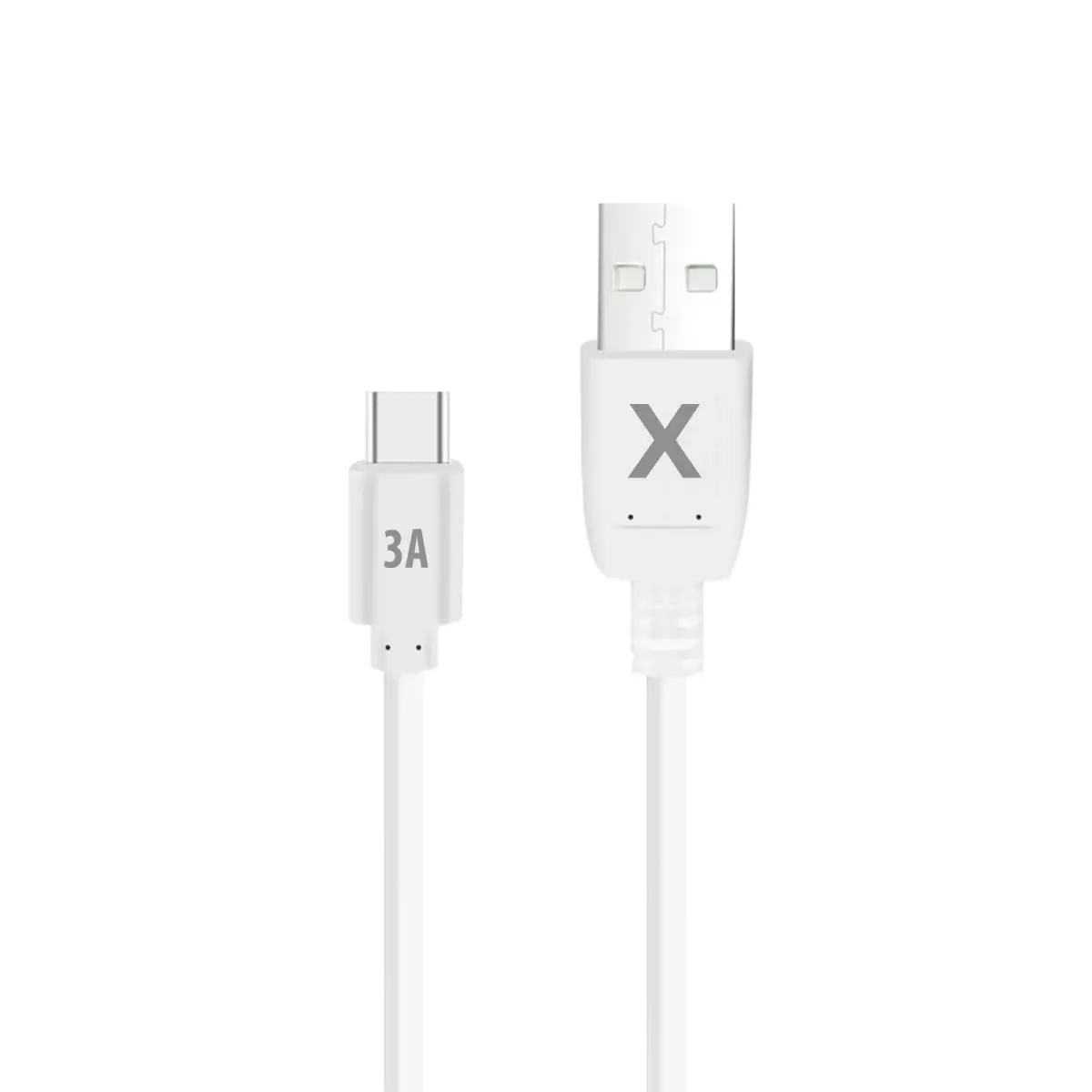 Maxlife datu pārraides un uzlādes vads | USB-A uz USB-C | 15W | 1.5m | balts