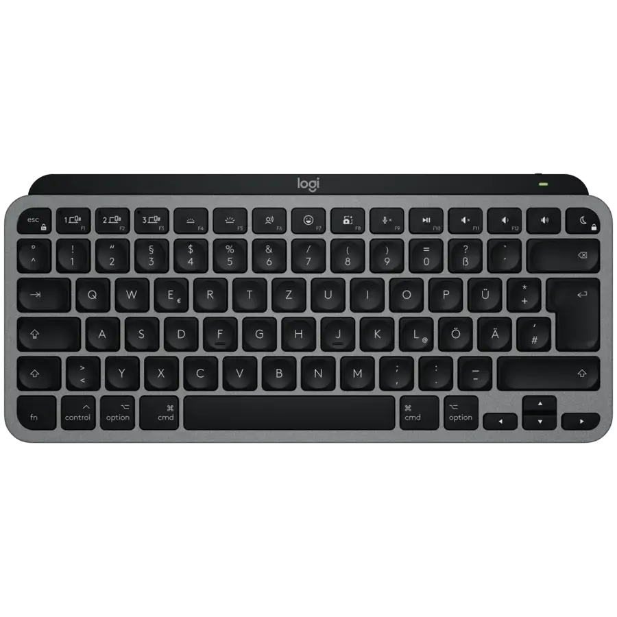 LOGITECH MX Keys Mini For Mac Minimalist Wireless Illuminated Keyboard - SPACE GREY - US INT'L - BT - EMEA28-935