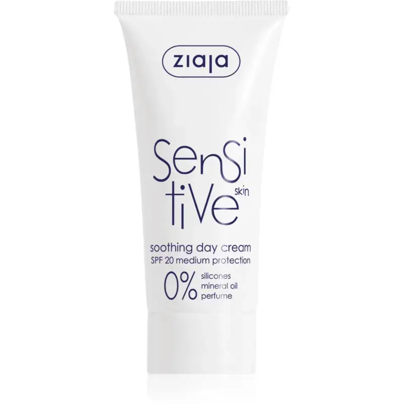 Ziaja Sensitive Soothing Cream for Dry Skin with Itching SPF 20 50 Ml