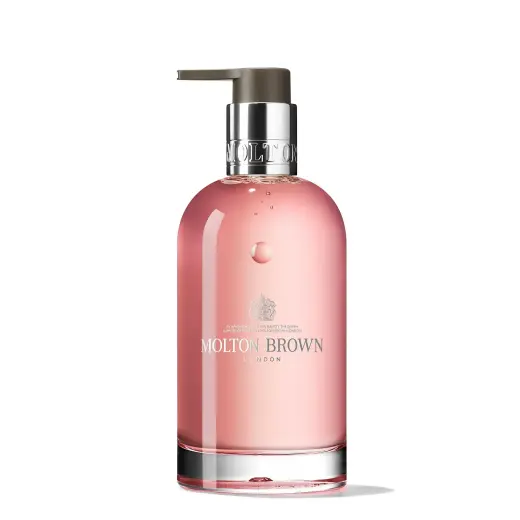 Molton Brown Delicious Rhubarb & Rose Fine Liquid Hand Wash Glass Bottle 6.8fl. Oz