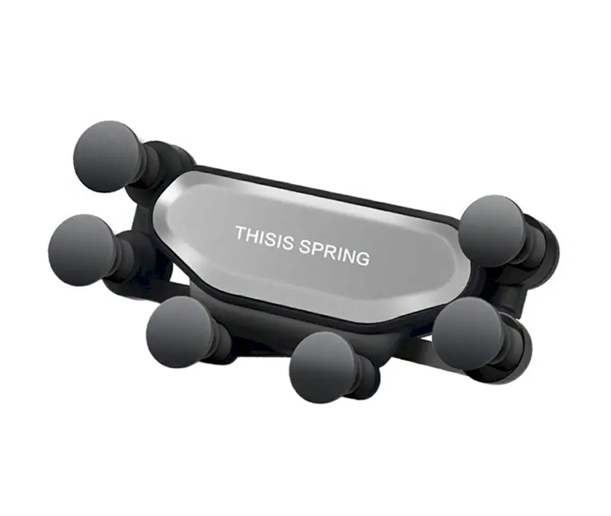 Fusion universal car air vent holder for any device up to 90mm width grey
