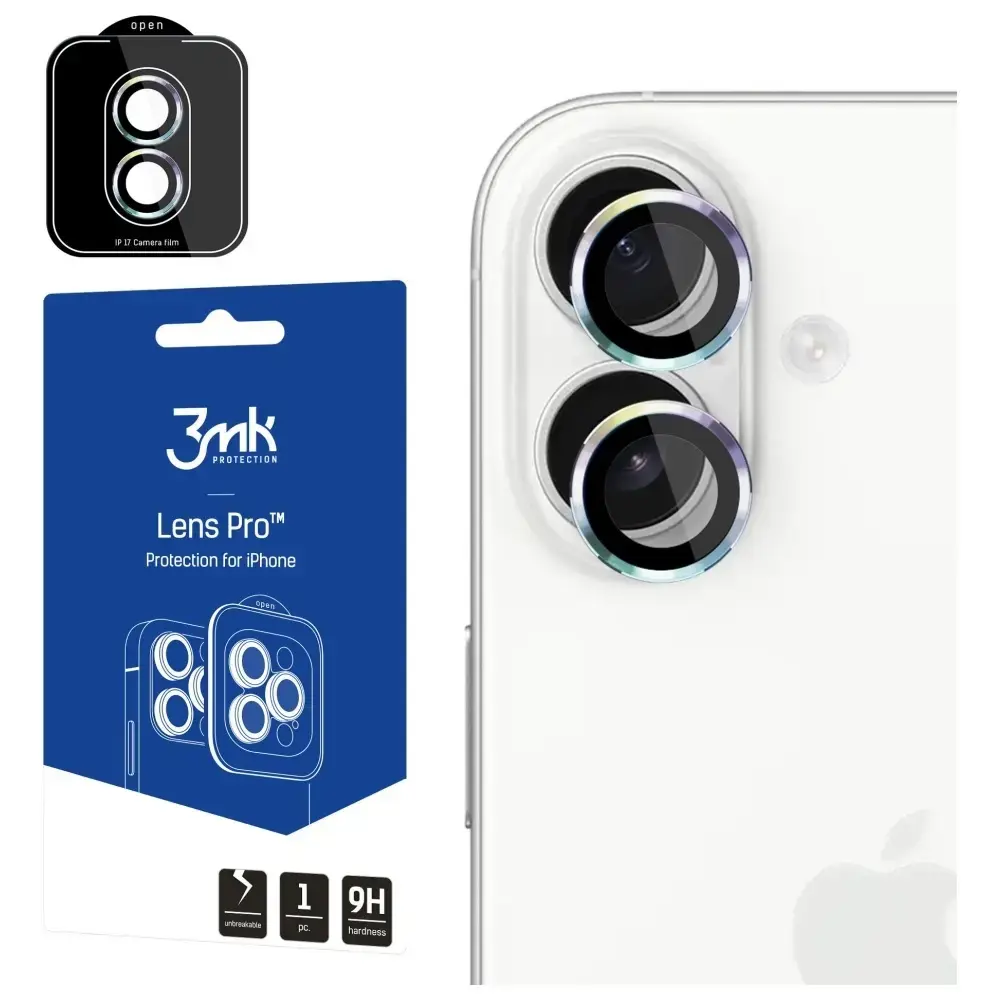3MK Lens Protection Pro for Apple iPhone 17 Multicolor