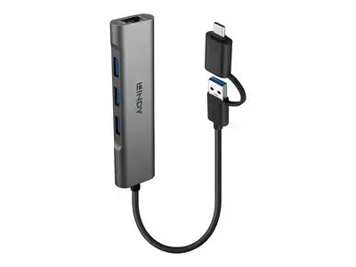 Lindy - hub - 4 ports