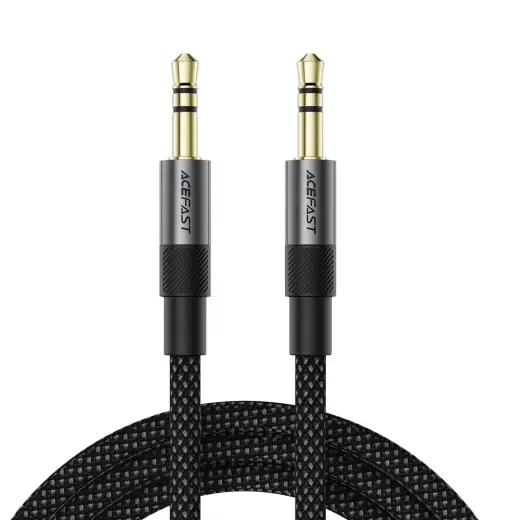 Acefast J10 AUX cable mini jack 3.5mm 1m - black