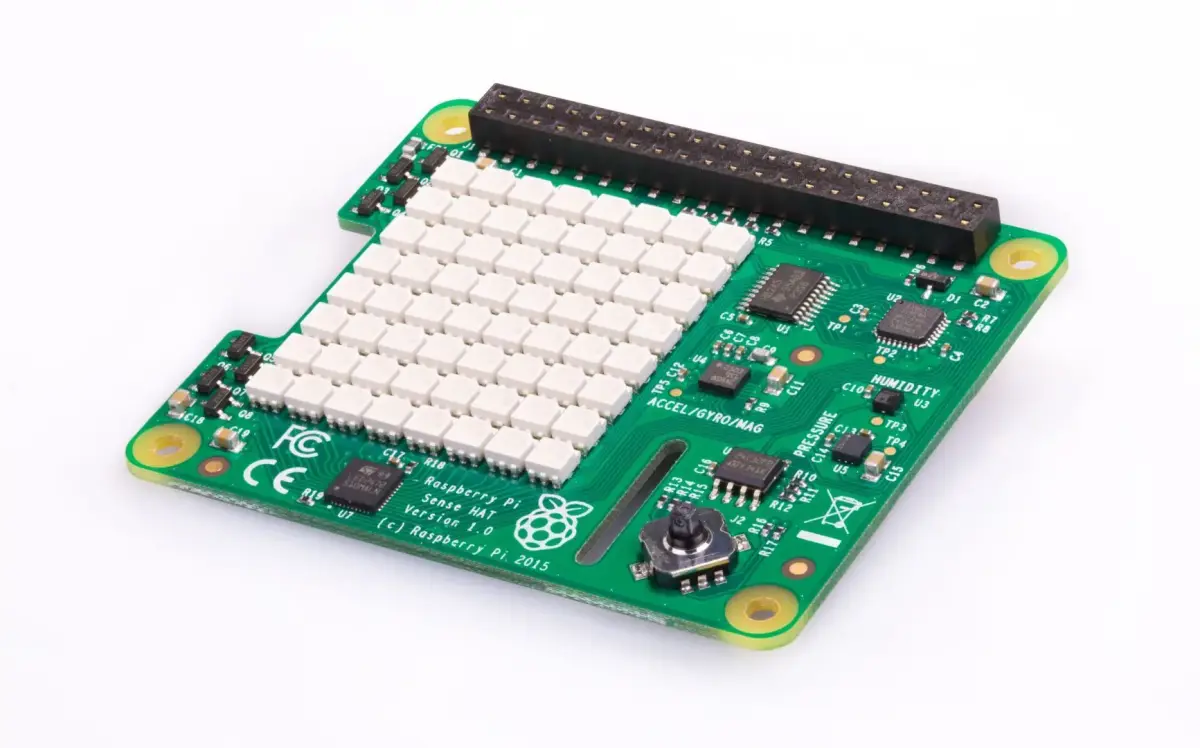 RASPBERRY-PI Raspberry Pi Sense HAT, Orientation/Pressure/Humidity/Temperature