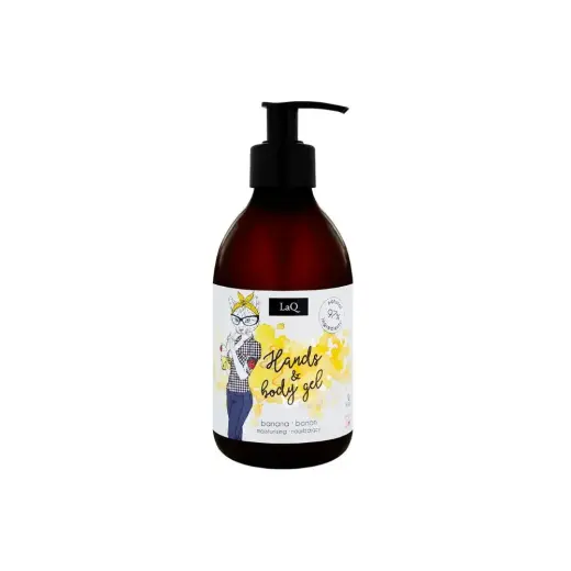LaQ, Banana, Cleansing & Hydrating, Shower Gel, Sensitive, 300 ml