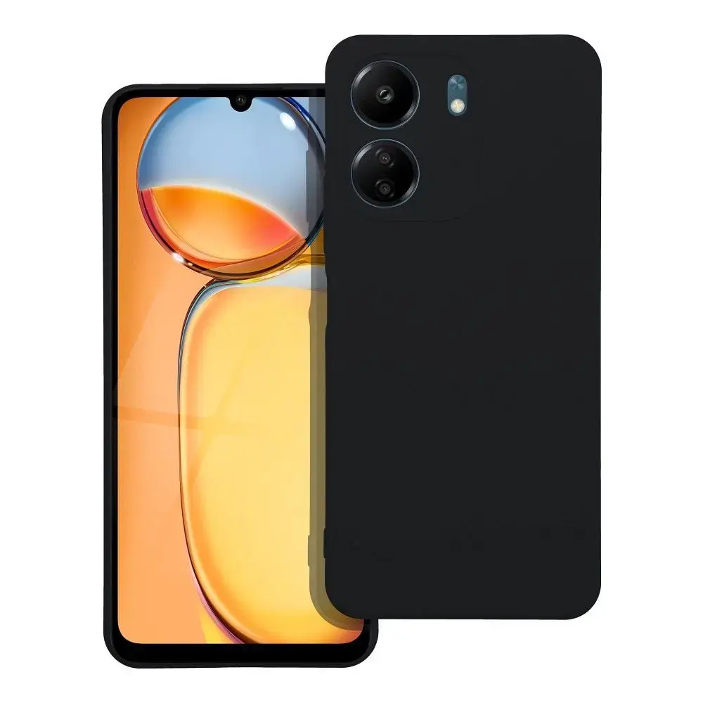 SILICONE case for XIAOMI Redmi 13C / POCO C65 black