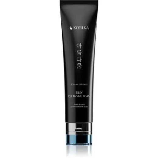 KORIKA Korean Heritage Silk & 8 Types of Hyaluronic Acid Silky Cleansing Mousse with a Hydrating Effect 150 Ml