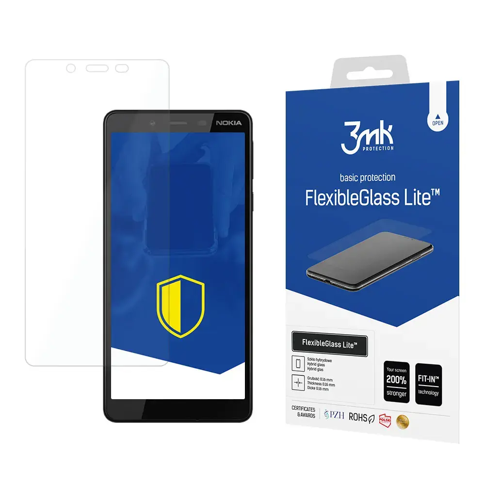 Nokia 1 Plus - 3mk FlexibleGlass Lite™ screen protector