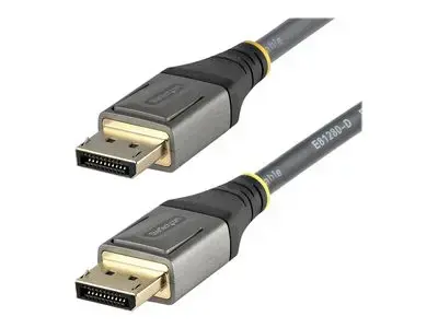 StarTech.com 10ft (3m) VESA Certified DisplayPort 1.4 Cable, 8K 60Hz HDR10, Ultra HD 4K 120Hz DP Video Cable, DisplayPort to DisplayPort Cable, DP Cord for Monitors|Displays, M|M - DP 1.4 Cable with Latches (DP14VMM3M) - DisplayPort cable - DisplayPort to