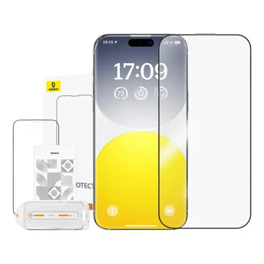 Baseus Crystalline Anti-Glare tempered glass for iPhone 15 Plus
