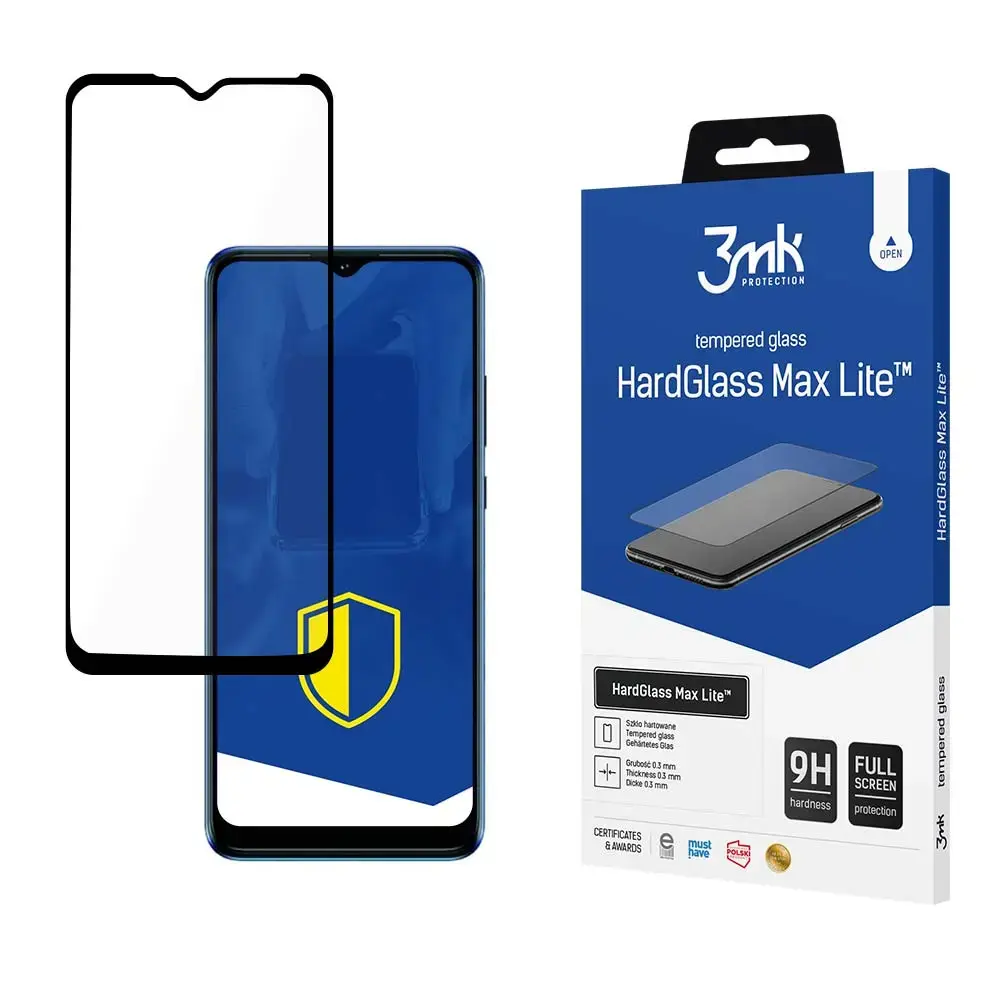 TCL 30 SE Black - 3mk HardGlass Max Lite™ screen protector