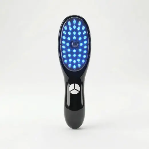 Marielle head massage brush with steam and light function MSMPS black