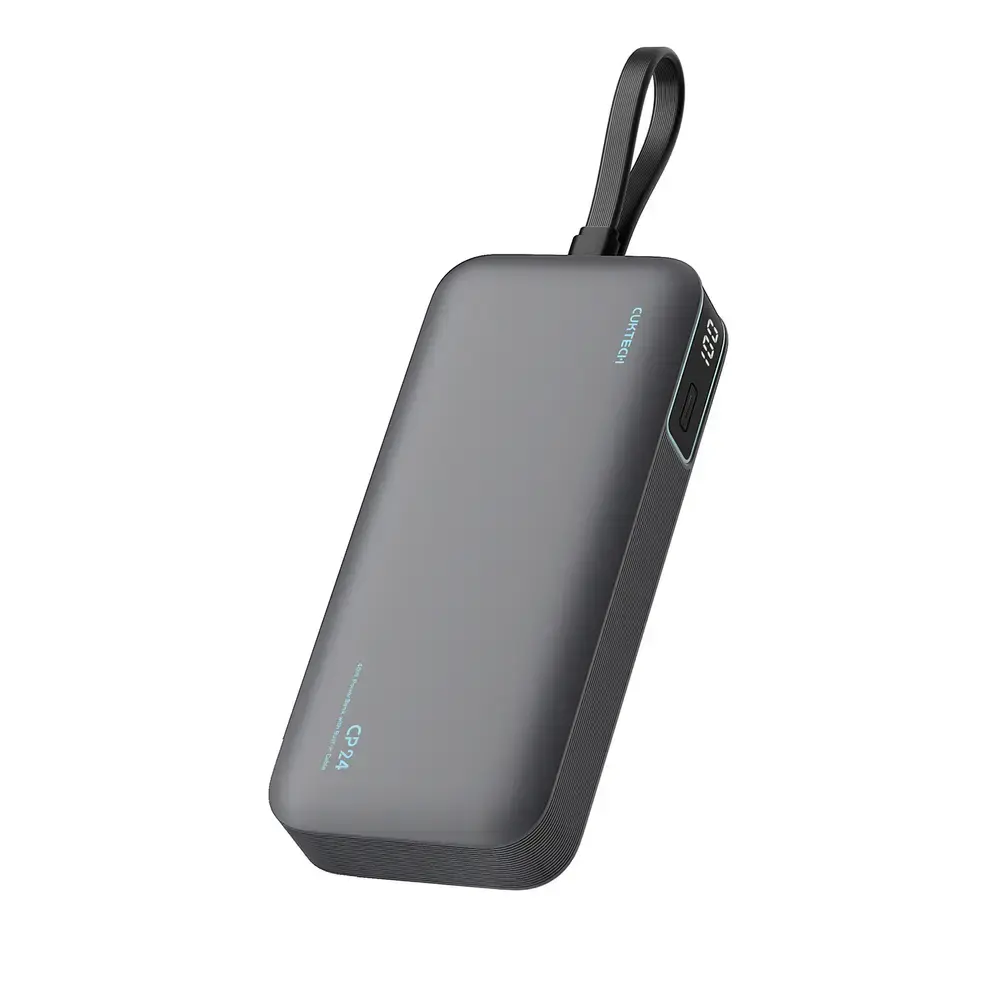 Cuktech LPB200N ārējais akumulators (powerbank) | 20 000 mAh | 40W | USB-C | pelēks
