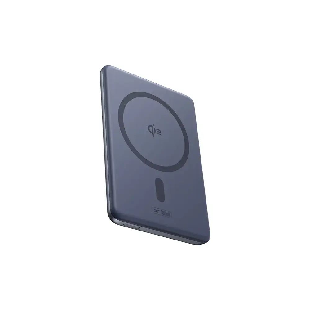 Baseus PicoGo AM31 Qi2 ārējais akumulators (powerbank) | 5 000 mAh | 20W | USB-C, MagSafe | pelēks