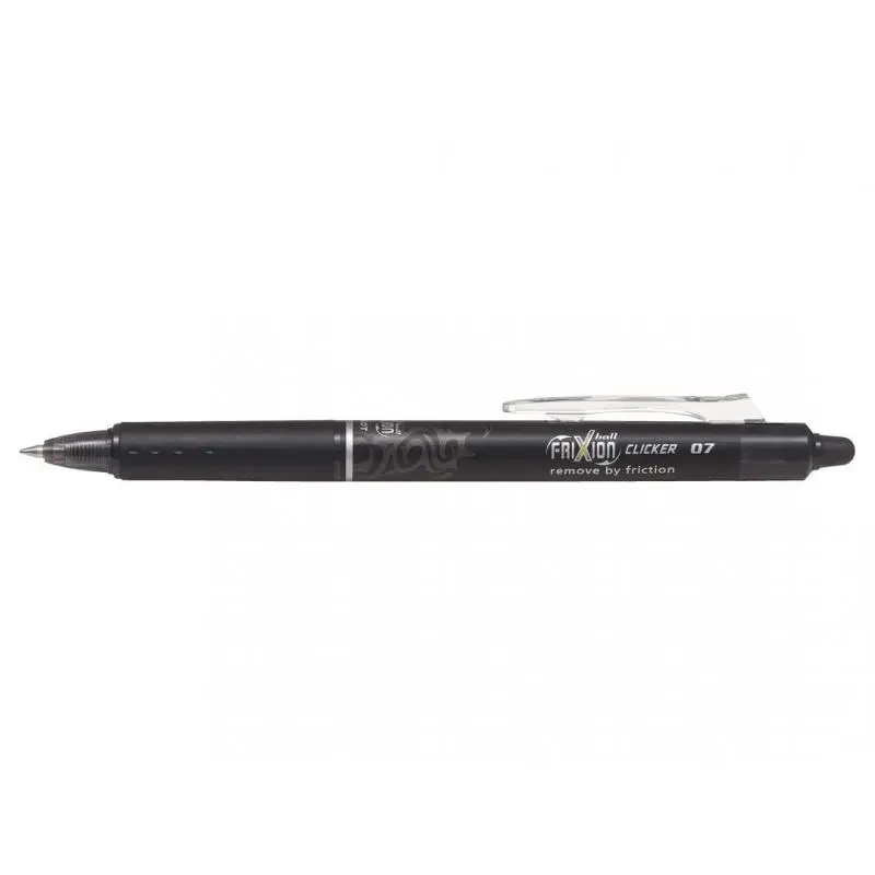 Pilot Frixion Clicker Black Schwarz (BLRT-FR7-B) (BLRTFR7B)