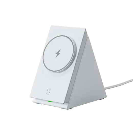 Choetech T600 3-in-1 juhtmevaba laadija | Qi | Ühildub MagSafe'iga | 15W | valge
