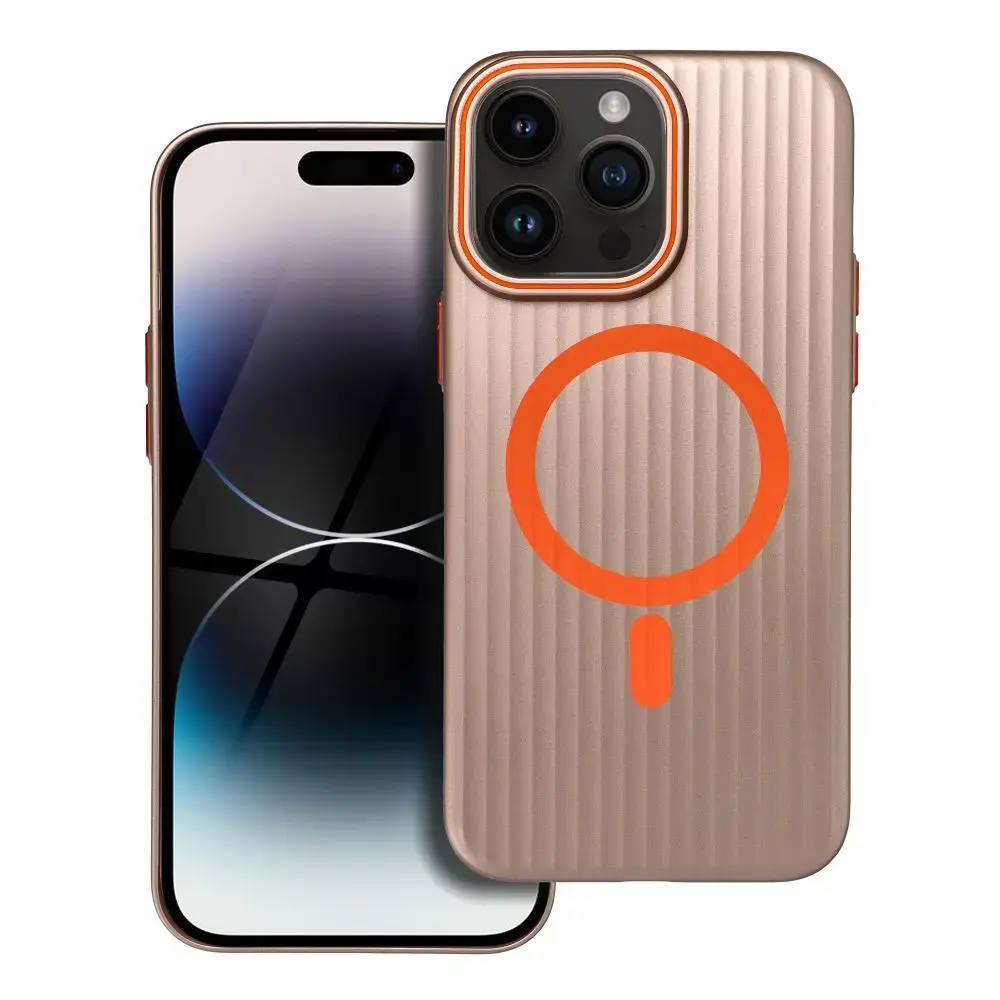 SIMPLY phone case with MagSafe support for iPhone 14 Pro Max beige