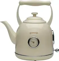 Gorenje Kettle K17CLIN Electric  2000 W  1.7 L  Plastic|Metal  360 degrees  rotational base  Ivory