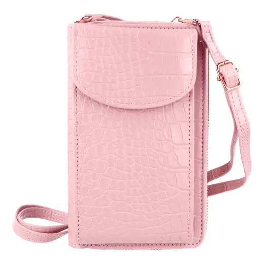 Knitted bag for phone GCW12 pink