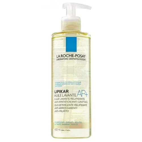 La Roche-Posay Lipikar attīrošā putojošā eļļa Huile Lavante AP+ Lipīdus atjaunojoša attīrošā eļļa 400 ml