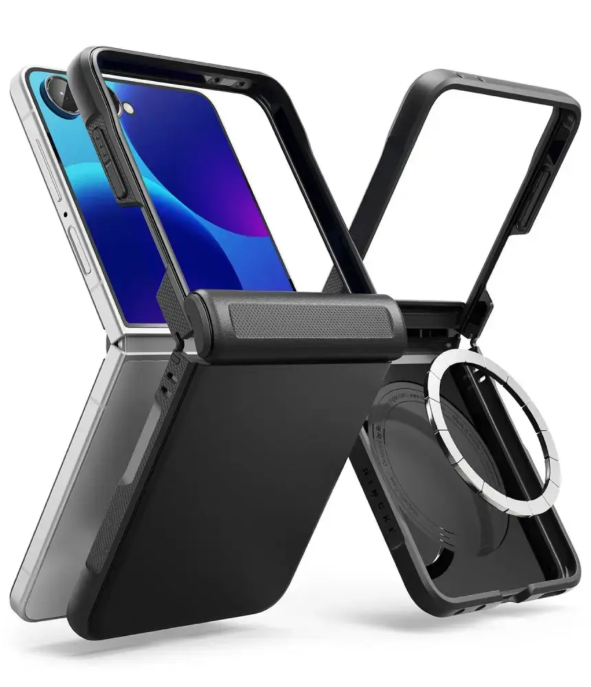 RINGKE ONYX FLAP MAGNETIC MAGSAFE GALAXY Z FLIP 8 BLACK