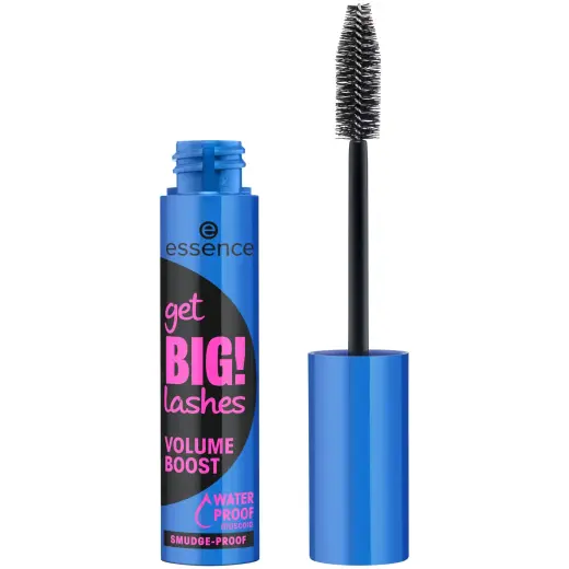 Essence, Get Big Lashes, Waterproof, Volume, Mascara, 01, Black, 12 ml