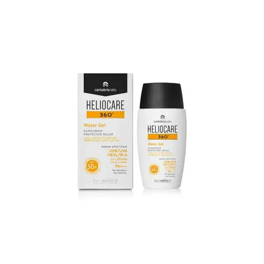 Heliocare 360 Water Gel SPF 50+ - 50ml - Long Lasting Hydration - Suitable for All Skin Types - Face the Future