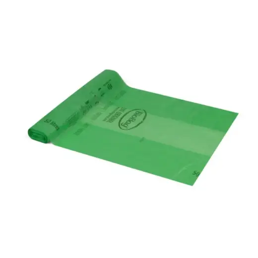 Atkritumu maisi kompostējami BioBag 50L Superline (32 gab. rullī) 17mkr. 57x 94cm zaļi