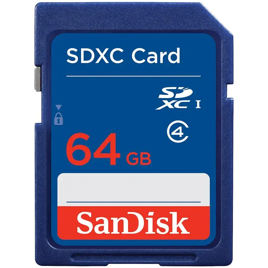 SANDISK 64GB SDXC Class 4 Memory Card