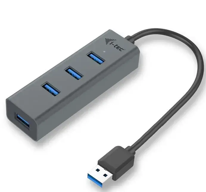 USB 3.0 Metal 4-port passive USB HUB, 4x port USB 3.0 