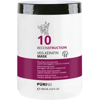 Puring 10 Reconstruction Veg-Keratin Mask - Regenerační maska 250ml