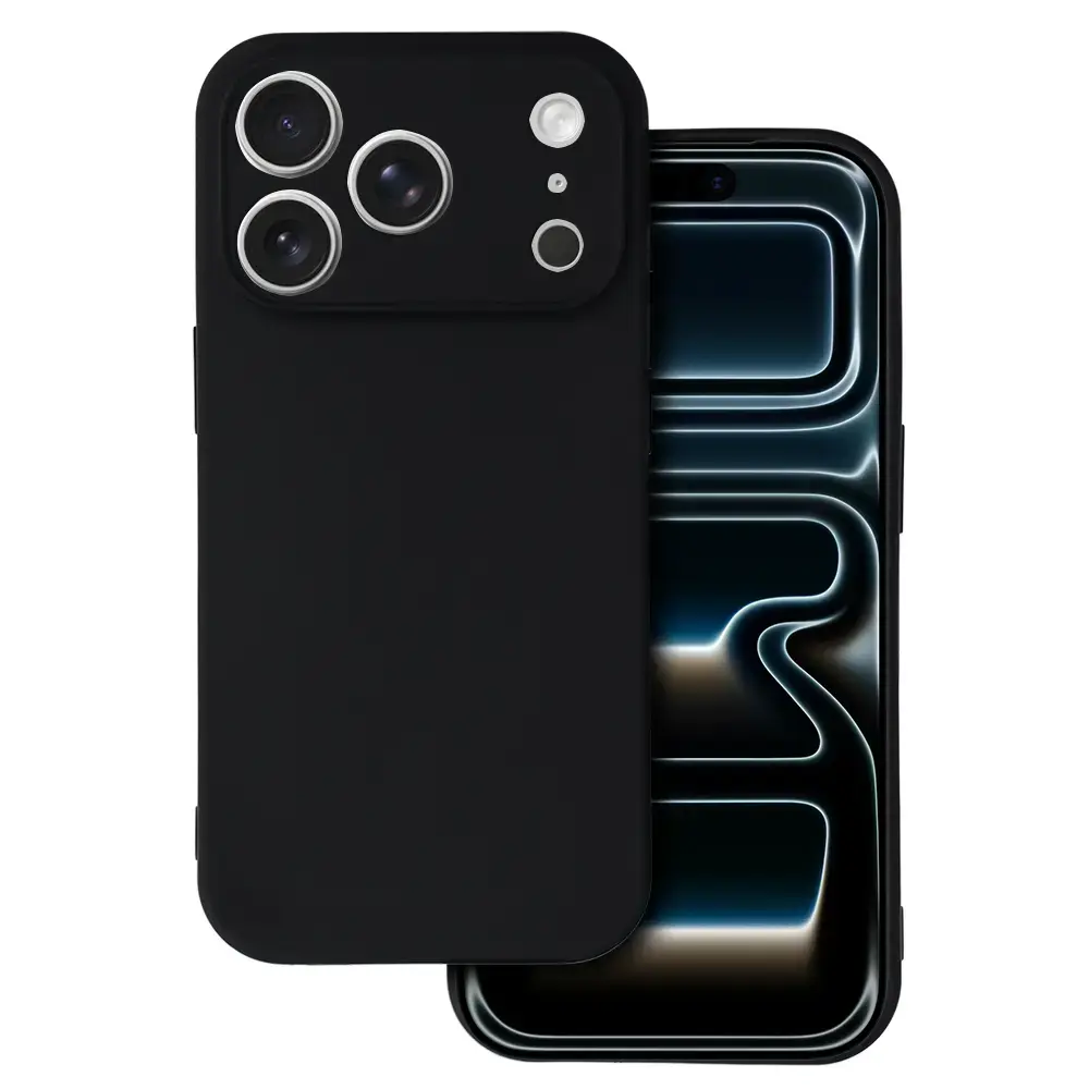 MATT maciņš telefonam iPhone 17 Pro melns