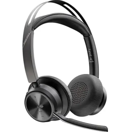 Voyager Focus 2 Microsoft Teams Certified USB-C-C Headset +USB-C|A Adapter 9T9J4AA