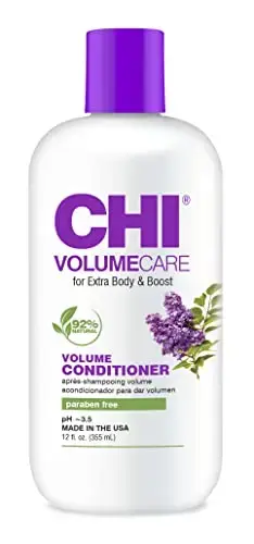 CHI VolumeCare Volumizing Conditioner Increases Volume on Thin Fine or Flat Hair Moisturizing Formula Sulfate Paraben  CrueltyFree 12 Oz