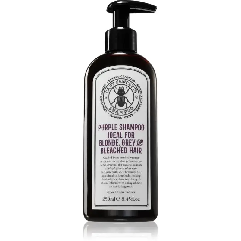 Captain Fawcett Coloring Shampoo for White and Gray Hair (Purple) 250 Ml